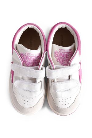 sneakers in pelle bianco GOLDEN GOOSE KIDS | GJF00773F00741682976